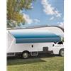 VEVOR Tenda da Sole di Ricambio Impermeabile in Vinile per Camper, Tenda da Sole Retrattile Modulare con Telaio in Lega di Alluminio, Blu Sfumato, Manuale 4572 mm Adatta Maggior Camper