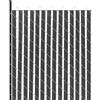 VEVOR Listelli per la Riservatezza con Bloccaggio Inferiore, Listelli Verticali a Parete Singola con Bloccaggio Inferiore per Recinzione a Maglie di Catena in HDPE 1740 mm, Fattoria Nero