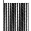 VEVOR Listelli per la Riservatezza con Bloccaggio Inferiore, Listelli Verticali a doppia Parete con Bloccaggio Inferiore con Ali per Recinzione a Maglie Catena, in HDPE 1740 mm, Fattoria Nero