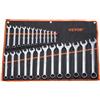 VEVOR Set di Chiavi Combinate da 25 Pezzi, Set di Chiavi Combinate con Borsa a Rullo, Set di Chiavi Metriche in Acciaio al Carbonio da 6 mm a 32 mm, per Garage, Officina, Riparazioni Auto, Emergenza