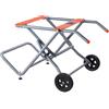 VEVOR Supporto per Troncatrice da Tavolo Portatile, Capacità di Carico di 158,76 kg Tavolo per Troncatrice da Tavolo Pieghevole con Ruote in Gomma da 203 mm Costruzione Robusta, Facile da Riporre
