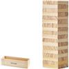 VEVOR Set Blocchi di Legno Gioco Impilabile in Legno Giocattolo di Bilanciamento Dimensioni Blocco Singolo 75x25x15 mm Blocchi Legno di Pino 54 Pezzi Costruzione Giocattolo in Legno Scatola Trasporto