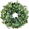 VEVOR Ghirlanda Decorativa Artificiale, 66,04 cm Verde, Decorata con Foglie di Eucalipto, Bacche, Steli Spinosi, Ghirlanda per Tutto l'Anno, Decorazioni per Pareti di Casa, Festival Peso 0,45 kg