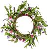VEVOR Ghirlanda Decorativa Artificiale, 55,88 cm, Rosa Verde, Decorata con Margherite, Velo di Velo, Boccioli, Ghirlanda per Tutto l'Anno, Decorazioni per Pareti di Casa Finestre Festival Matrimoni