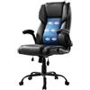 VEVOR Sedia Girevole Ergonomica da Ufficio Casa Carico 136,08kg Pelle PU