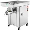 VEVOR Tritacarne Elettrico capacità 16,7 kg/min, Tritacarne con Lama e Piastra di Macinazione, Insaccatrice in Acciaio Inossidabile, Facile da Pulire, per Cucina Ristorante Macelleria