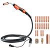 VEVOR Pistola per Saldatura MIG 250 Amp Torcia per Saldatura MIG, Cavo 4,57 m Compatibile con Saldatrici Millermatic 200, 210, 212, 250, 250X, 251, 252, per Fili di Saldatura 0,76 mm 0,88 mm 1,14 mm