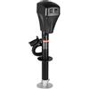 VEVOR Cric Elettrico per Rimorchio 2267 kg Cric Perno per Camper Resistente con Spina a 7 Pin, Manovella Manuale e Copertura Cric Resistente alle Intemperie, Sollevamento 255 - 860 mm per Camper, Nero