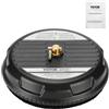 VEVOR Idropulitrice per Superfici in Acciaio Inossidabile con 4 Ruote, 206,8 bar Max, Connettore Rapido 1/4, 2 Ugelli di Spruzzo, Doppia Impugnatura, per Cemento, Patio, Marciapiede 385 mm