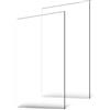 VEVOR Lastra Acrilica in Plexiglass, 610 x 1219 mm, Spessore 3 mm, Vetro Trasparente Fuso in Plastica Trasparente per Progetti di Artigianato, Vetro di Ricambio per Cornici, Espositore Fai da Te