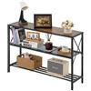 VEVOR Tavolo Divano Stretto Consolle 3 Livelli per Ingresso 106 x 29,5 x 73,5 cm