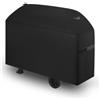 VEVOR Copertura per Barbecue all'Aperto, Impermeabile, Resistente allo Sbiadimento e alle Intemperie, Poliestere 600D Resistente, Facile da Indossare, con Cinghie a Strappo, 160 cm Nero