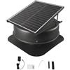 VEVOR Ventilatore di Scarico per Soffitta da Tetto 42 W Ventilatore di Ventilazione Solare Intelligente da Tetto, Termostato, Telecomando, Flusso d'Aria 1321,45 L/s Motore CC Senza Spazzole Integrato
