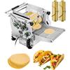 VEVOR Macchina Elettrica per Tortillas da 250 W Macchina Automatica per Tortilla di Mais, con Rivestimento Antiaderente e Due Stampi 101,6 mm + 152,4 mm per Prodotti Pita Tortilla Pizza