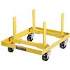 VEVOR Supporto Motore, Sollevatore Motore Capacità di Carico 340 kg, Robusto Supporto Regolabili in Acciaio con 4 Ruote Girevoli e 2 Cinghie a Cricchetto, per Maggior Parte dei Motori