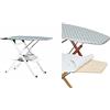 Foppapedretti (TG. H85/91 P50 L123 CM) Foppapedretti Assai ASSE da Stiro, Bianco & Copertina c