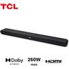 TCL 8 Soundbar TS8111 Dolby Atmos 2.1 con Subwoofer integrato per TV & Wireless Bluetooth (39-inch Speaker, HDMI ARC, Montaggio a parete, Telecomando,