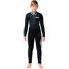 CRESSI Endurance Kids Monopiece Wetsuit 3mm XS - Muta Junior Monopezzo Senza Cappuccio per Gioventù Unisex, Nero, XS (Anni 8/10)