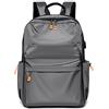 FANDARE Zaini Casual con USB Zaino Scuola Uomo Zainetto Cartelle Zainetti Ragazzo All'aperto Viaggio Università Daypacks per 15,6 pollici laptop Impermeabile Poliestere Grigio