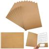 12 Cartelline Portadocumenti A4 In Carta Kraft - Organizer Ufficio E Scuola