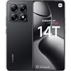 Xiaomi 14T (Smartphone) Display da 6.67'' AI, MTK 8300-Ultra, Leica Summilux, AISP, Supporta HyperCharge 67W, 3.35GHz, 12GB+256GB, Titan Black