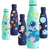Vikastar Borraccia Termica, 500ml senza BPA, Thermos per Bevande Calde, a Prova di Perdite, Borraccia Bambini, Acciaio Inox per Scuola, Sport, Palestra, Ciclismo, Verde-Astronauta