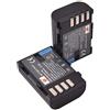 DSTE® 2x DMW-BLF19 Ricaricabile Li-ion Batteria per Panasonic Lumix DMC-GH3 DMC-GH4 Macchina Fotografica come DMW-BLF19E DMW-BLF19GK