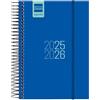 Finocam - Agenda Espir Corso 2025 2026 1 Giorno Pagina Settembre 2025- Agosto 2026 (12 mesi) Blu Spagnolo