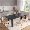 DEGHI Tavolo allungabile 180-230x90 cm antracite - Asher