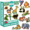 Magdum 20 Grandi Calamite Frigorifero per Bambini - Giochi Magnetici Animali