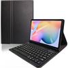 EYERIYO Custodia con Tastiera per Samsung Galaxy Tab S6 lite 2022/2020, Slim Cover con Supporto Pencil, Staccabile Magnetica Wireless Bluetooth Tastiera, Italiana QWERTY Layout Tastiera