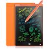 Genialba Tavoletta Grafica LCD Scrittura Colorato 10 Pollici, Lavagna da Disegno Cancellabile Portatile, Regalo Bambini, Tavoletta Grafica per Giochi Bambini 2 3 4 5 6 7 Anni Ragazze (Arancia)