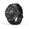SEND UP Smartwatch Da Uomo 1,85 HD Schermo Rotondo Bluetooth Chiamate SpO2 Attività Pedometro Sport Fitness Watch, 100 + Modalità sportive orologio compatibile con Android e iOS IP68 Regalo (Nero)
