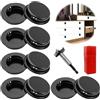 GZLCEU 10 Pezzi Nero Maniglie Incasso, 35mm Maniglie Invisibili da Cucina per Armadio per Armadi, Cassetti, Toletta, Armadio, Scarpiera con 1 Perforatrice