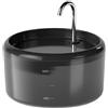 VOUAAOOD Fontanella per Gatti Fontana per Gatti: Fontanella Gatto Automatico - 2.4L Dispenser Acqua Gattini Rubinetto - Silenziosa Distributore Acqua Fresca per Cani/Animale Domestico - Abbeveratoio con Luce