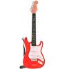 BONTEMPI 46947 - Chitarra elettrica per bambini Rock / Misura 67 cm, cinghia regolabile, 9 melodie incluse / Chitarra per bambini per bambini, strumenti musicali per bambini