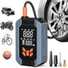 corey-z Compressore Aria Portatile,4 modalità Air Pump Elettrica 150PSI Gonfia Gomme Auto Portatile con Schermo LCD Digitale e Torcia LED, Mini compressore Portatile,Adatto per Auto, Moto, Bici, Palla