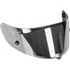 Guajiro - Visiera Casco Compatibile con HJC HJ26 - RPHA11 - HJC RPHA70 - (CARBON) | Schermo Casco con supporto Pinlock Antifog e sistema Tear-off | Policarbonato di Alta Qualità (Argento)