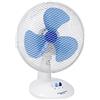 Bestron Ventilatore da Tavolo Ø 27 cm, Piccolo Ventilatore con 2 Impostazioni di Velocità e Funzione di Oscillazione a 75°, Altezza: 29 cm, 40W, DDF27W, Colore: Bianco