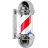 WDZD Mini 40 cm Argento Palo Barbiere Barber Pole