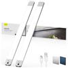 LROLTEF Luce LED Sottopensile Cucina - 50CM 3000mAh Luci con Sensore di Spostamento Manuale & Sensore di Movimento - Armadio Lampada Dimmerabile per Cucina Scale Soggiorno Camere da Letto | 2 Pezzi