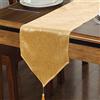 WAITER TREE Runner da Tavolo Effetto Lino brillante Dorato 35 x 130 cm Runner Tavola | WAITER TREE Runner Tavola Decorazione per ristoranti matrimoni Baby Shower feste ricorrenze Natale e Capodanno