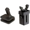 HARRY INDUSTRIES Set di clip di riparazione con chiusura per coperchio della pattumiera Brabantia (50/60L Set con chiusura)