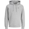 JJ REBEL Jrebrebel Logo Sweat Hood Noos, Felpa Uomo, Grigio (Light Grey Melange), M