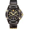 Versace Orologio Analogico al Quarzo da Uomo con Cinturino in Plastica VEZ700421