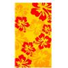CapitanCasa Telo Mare Spiaggia Grande 100x180 cm Spugna Maui Fiore Hawaii D7 Telo Mare Arancio