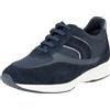 Geox Uomo Happy A, Scarpe da Ginnastica, Blu Navy, 43 EU