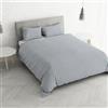 Italian Bed Linen Set Copripiumino Matrimoniale Cotone Printed colors, lavorato in Italia - Parure Copri Piumino - Sacco Piumone 250x200 cm con Patella Interna e Federe Cuscino, floyd blu, Matrimoniale