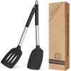 Vonsera Set di 2 Spatole in Silicone per Cucina, Resistente al Calore 220°C - Utensili Antiaderenti per Pentole, Miscelazione di Cottura, Design Ergonomico e Lavabile in Lavastoviglie