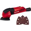 Einhell TC-DS 19 LEVIGATRICE TRIANGOLARE (tensione 220 V, potenza 190 W, oscillazioni al min. 20000, ampiezza oscillazioni 1,2 mm, platorello 93x93x93 mm, velcro, incl. 3 fogli carta abrasiva)